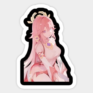 Yae Miko Genshin Impact Sticker